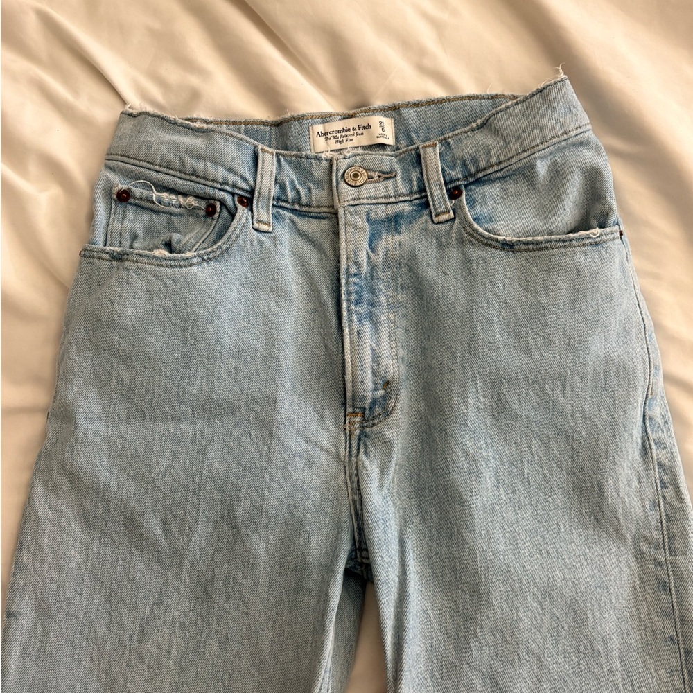 Abercrombie & Fitch Sky Blue Straight Jeans